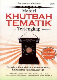 MATERI KHUTBAH TEMATIK  TERLENGKAP