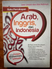 Buku Percakapan Arab, Inggris, dan Indonesia