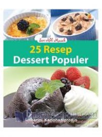 25 RESEP DESSERT POPULER