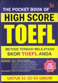 The Pocket Book of High Score TOEFL