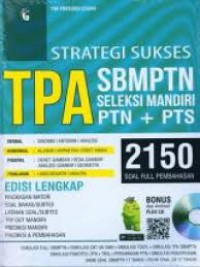 Strategi Sukses TPA SBMPTN, Seleksi Mandiri PTN+PTS