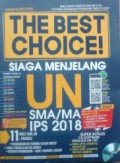 The Best Choice! Siaga Menjelang UN SMA/MA IPS 2018