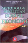 Metedologi Penelitian Sosial dan Ekonomi (Teori dan Aplikasi)