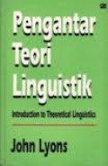 PENGANTAR TEORI LINGUISTIK